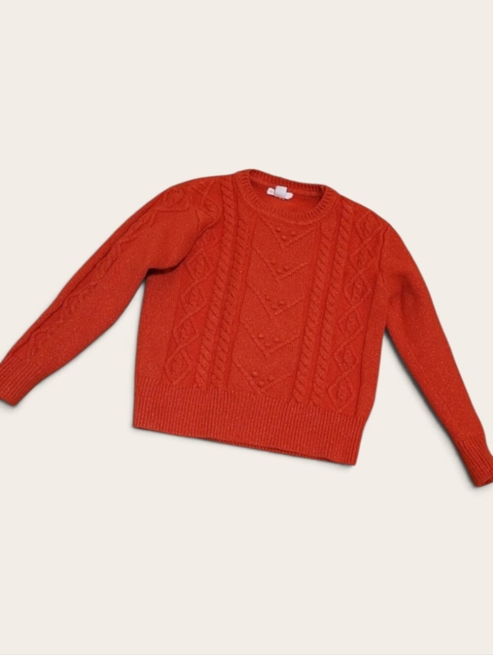 Crewcuts Kids Red Sweater Size 6-7